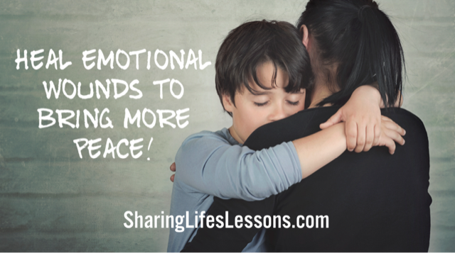 Heal emotional wounds to bring more peace